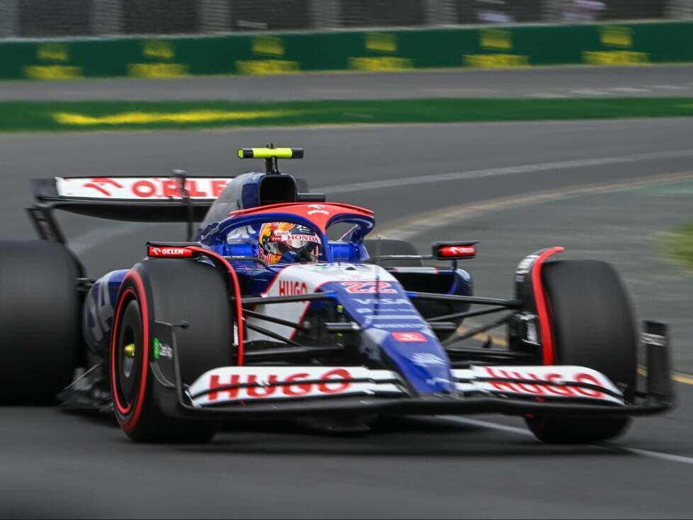 Yuki Tsunoda im Racing Bulls VCARB 01 beim Formel-1-Rennen in Australien 2024
